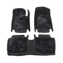 네임드컴퍼니 Origin 6D 가죽입체 샤기 차량용카매트 NA018 블랙, 쉐보레, 트랙스 2012~2018