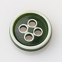 HR빅버튼 말레 단추 NO1 11mm, 혼합 색상, 4개입