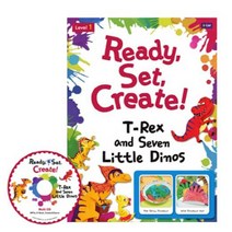 Ready Set Create! Level. 1: T-Rex and Seven Little Dinos(SB+Multi CD+AB+Wall Chart), A List