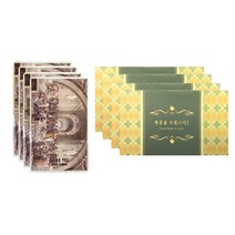 럭키심볼 행운의 선물 네잎클로버 생화 명화카드 + 봉투 세트, 아테네 학당, 4세트