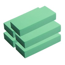 앤티스 직사각형 컬러풀 세차 스폰지, 5개입, 그린