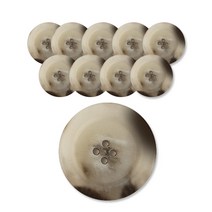 패션포인트 무광 텔미단추 21mm, LBG, 10개입