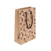 동성지공사 7호 하트 크라프트 쇼핑백 10p, 베이지색(인쇄)