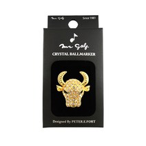 미스터골프 14K금도금 12간지 크리스탈 볼마커 소