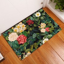 슈퍼식스 숲속에 피어난 꽃 시리즈 물 흡수 발매트 패드, 13