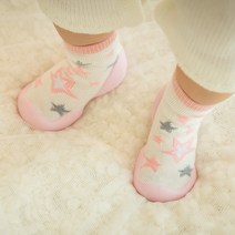 꼬무신 유아동용 핑크오로라 보행기 걸음마신발
