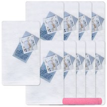 송월타월 마쉬멜로 핸드타월 화이트 10p + 컬러세면타월38 분홍, 혼합 색상, 1세트