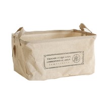 더자카 빈티지 패브릭바스켓 S, Q418ZHSB005, 1개