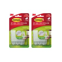 3M 코맨드 찍찍이 테이프 소형, 2개입