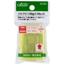 크로바 실크시침핀 20g入 no.4 22-604, 혼합 색상, 1개