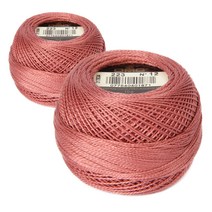 DMC 자수실 펄코튼 12사이즈, 2개입, 223번