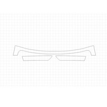 헥시스 쉐보레 카마로 SS 2018 PU CONVERTIBLE ROOF PILLARS B형 PPF보호필름, 1개