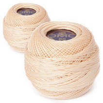 DMC 19번사 80 태팅자수 레이스실 2p, 948번, 90m