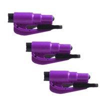 앤티스 차량용 안전 망치 퍼플, 3개입