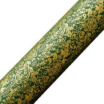영프라자 르네 종이롤 포장지 53cm x 20m, 녹색, 1개