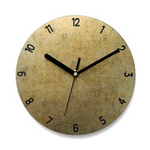 아미공 디자인 벽시계 넘버아트, 네추럴우드