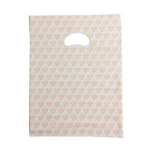 팩스타 펀칭 비닐 포장봉투 가로 30cm x 세로 40cm, 작은하트, 50개입