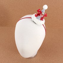 아랑로랑 여아용 산타꼬깔 아기헤어밴드