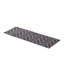 바이데코 헤링본 디자인 쇼파 N 주방매트, 그레이