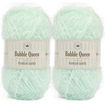 브랜드얀 버블퀸 수세미실 2p, 05번 베이비민트, 2개입