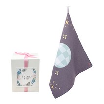 삼육오데이 DIY 돌답례품 수건 10p + 박스 10p + 리본 핑크 12p + 땡큐스티커 12p, 미러볼, 1세트