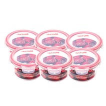 애드네이쳐 원형 밀폐용기 480ml, 6개입, 단품