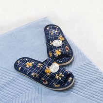 바이데코 곰 라벨 실내화, 네이비