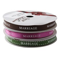 TOCTOC MARRIAGE 프린팅 포장리본 세트, NO44, 13.5m