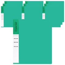 레드루프 O링 바인더 A4 3공 315 x 250 x 23 mm, 그린, 10개입