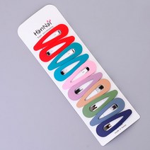 핸날 라운드 무광 삼각 똑딱핀 10종 세트