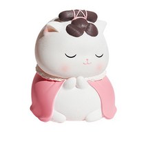 미니띠네 몽환적 여신 고양이 저금통, 혼합 색상, 1개