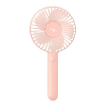 더숨 인썸머 휴대용 선풍기, FAN-HAND, 핑크