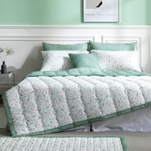 바니루이스 플래티 시어서커 리플 누비이불, 그래시 그린