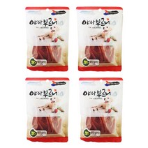 야아부르니 국내산 강아지 수제간식, 돼지귀슬라이스맛, 4개