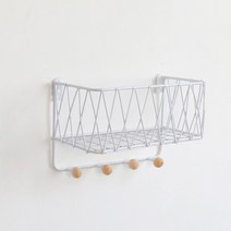 페어링 북유럽 벽걸이 선반, 화이트