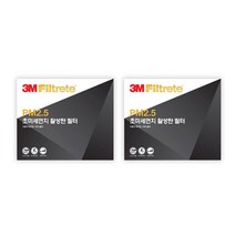 쓰리엠 PM2.5 초미세먼지 활성탄 필터, F6282, 2개입