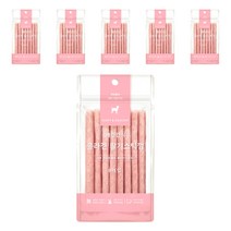 굿데이 반려견간식 콜라겐 스틱껌 8p, 딸기맛, 6개입