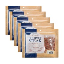 고메스테이크 애견 마블링 간식 큐브타입, 연어큐브맛, 5개입