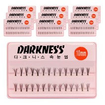 다크니스 속눈썹 10mm, 10개