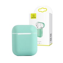 유삼스 Liquid 실리콘 에어팟 이어폰 케이스, 민트