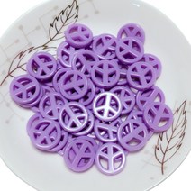 가드 코델리아 DIY 비즈 재료 500g, 보라, 1개