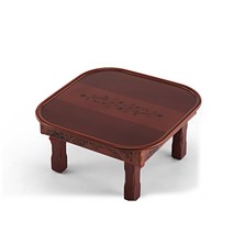 남원목기 춘향골 상감 사각 타원상 510 x 510 x 250 mm, 체리 + 갈색