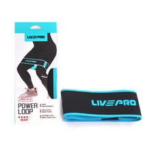 LIVEPRO 파워 힙 밴드 HEAVY, 블랙 + 블루