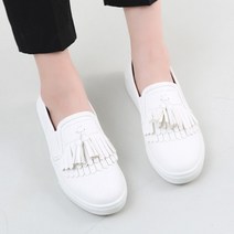 벨레페 문문 프린지 태슬 여성 슬립온