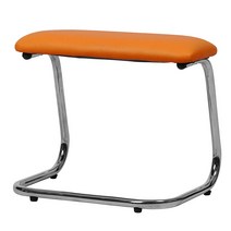 체어클럽 체어풋GOLD메쉬원단 다용도 발받침의자, 오렌지