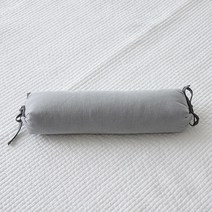 베딩라인 무지 끈경추메밀베개 + 속통, 그레이
