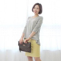 팡팡샵 T 긴 하트패턴 수유 원피스