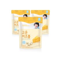 베베푸드 고운 치즈볼 16g, 치즈, 3개