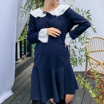 엠오엠 레이스카라 임부복 원피스