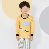 유니프랜드 아동용 써니 보온내의 실내복 상하세트